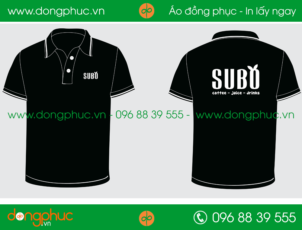 Áo phông đồng phục cửa hàng Subo